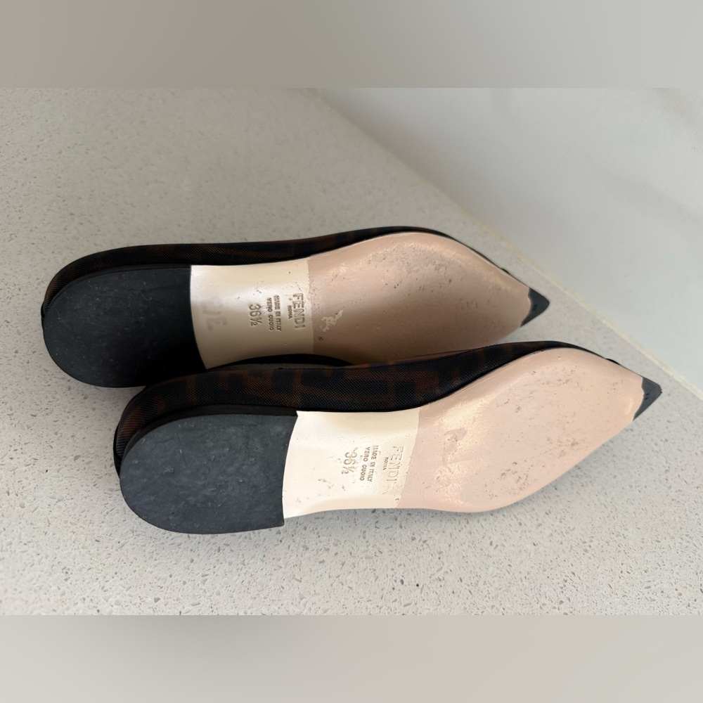 Fendi Fendi FF Mesh Ballet Flats Size EU 36.5 US 6.5 - Picture 8 of 9